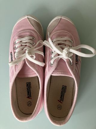 Zapatillas Kawasaki rosas talla 37