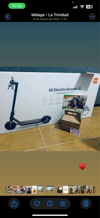 Patinete eléctrico plegable