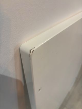 Cuna de madera blanca con colchón 