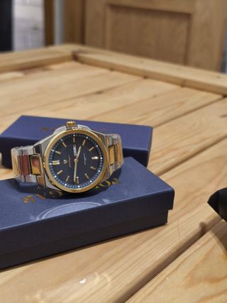 Reloj Pordajar Hombre Oro y Plata