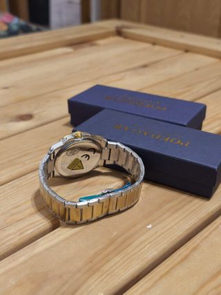 Reloj Pordajar Hombre Oro y Plata
