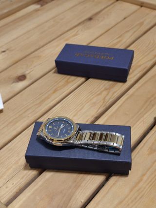 Reloj Pordajar Hombre Oro y Plata