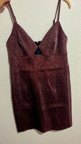 Vestido corto brillante fiesta