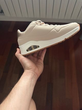 Zapatillas Skechers Beige/Rosa