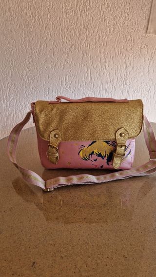 Bolso Disney Campanillas Dorado y Rosa