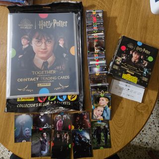 Lote Álbum Contact Trading Cards Harry Potter Pani