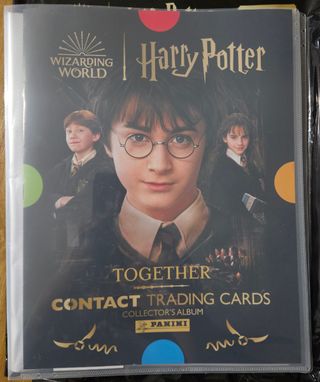 Lote Álbum Contact Trading Cards Harry Potter Pani
