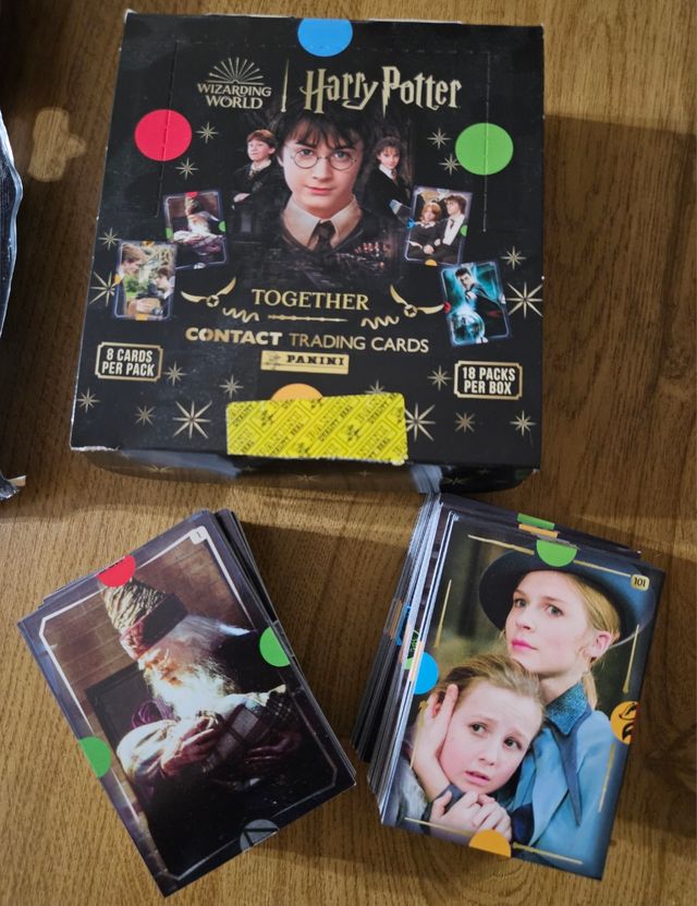 Lote Álbum Contact Trading Cards Harry Potter Pani