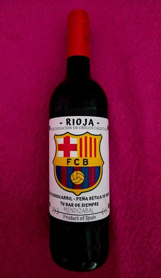 Vino tinto FC Barcelona