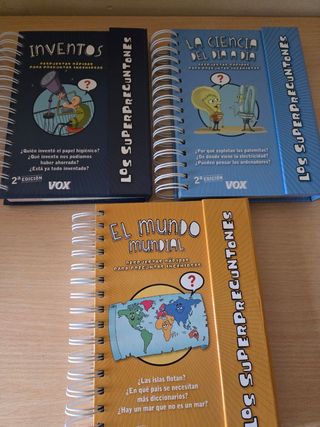 Lote libros infantiles "LOS SUPERPREGUNTONES"