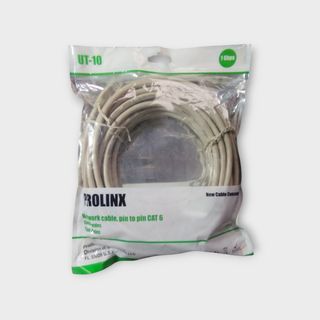 Cable Red CAT 6 Prolinx 10m UT-10 1Gbps