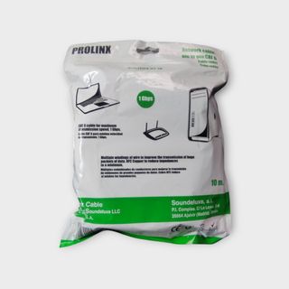 Cable Red CAT 6 Prolinx 10m UT-10 1Gbps