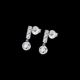 Conjunto (colgante y pendientes) plata Lotus mujer