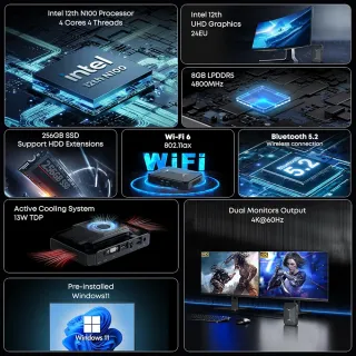 Mini PC CHUWI HeroBox Windows 11.