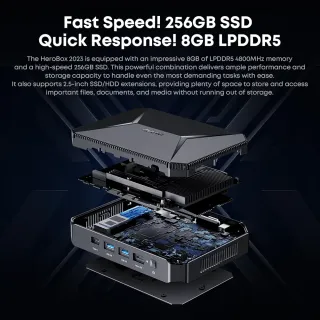 Mini PC CHUWI HeroBox Windows 11.