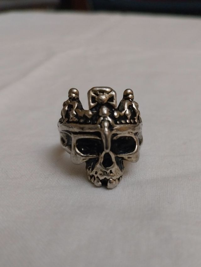 Anello Skull Rebel teschio biker 