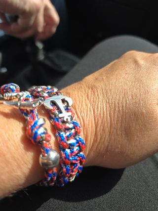 Pulseras náuticas ancla 
