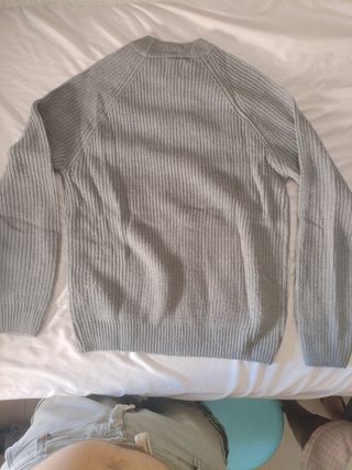 Jersey gris tejido talla M