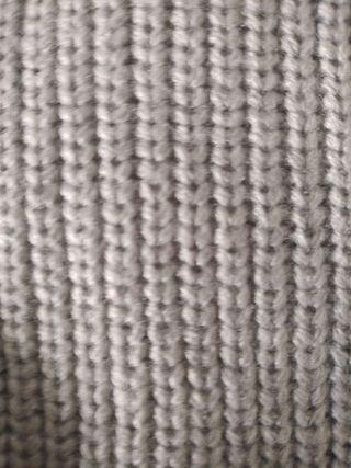 Jersey gris tejido talla M