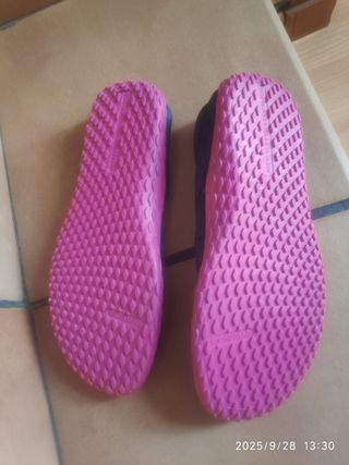 Escarpines Tribord Mujer Negro/Rosa