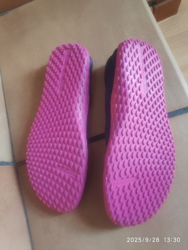 Escarpines Tribord Mujer Negro/Rosa