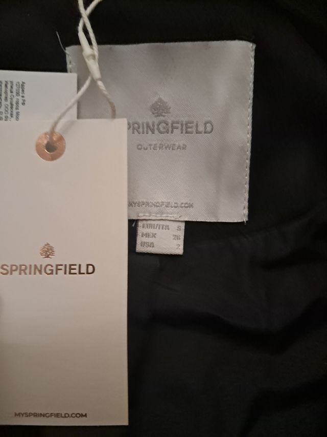 Chaquetilla negra flecos Talla S