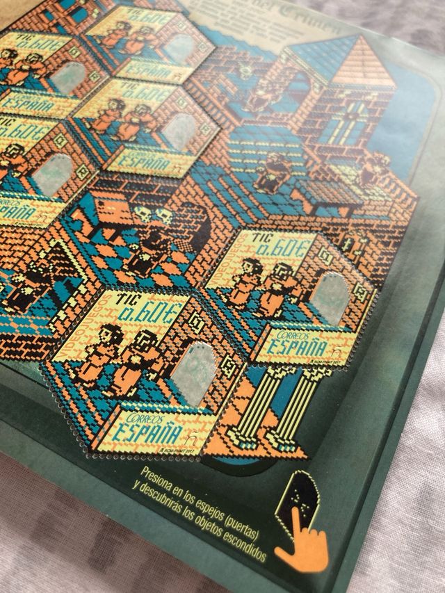 Sello Correos La Abadía del Crimen 1987-2017