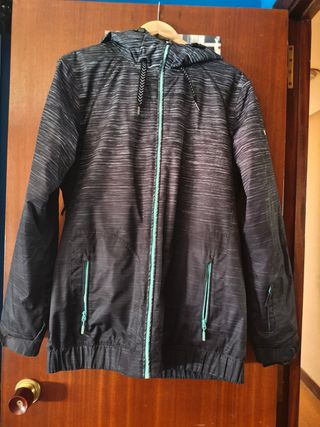 Cazadora Roxy Negra y Gris