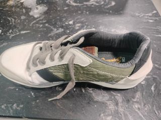 Zapatillas Lois Casuales Verdes y Blancas