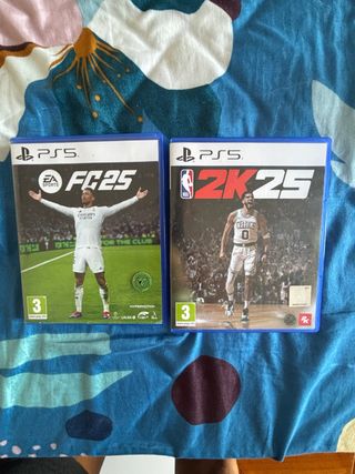 PS5 DOS COMANDOS FIFA 25 y NBA 2K25