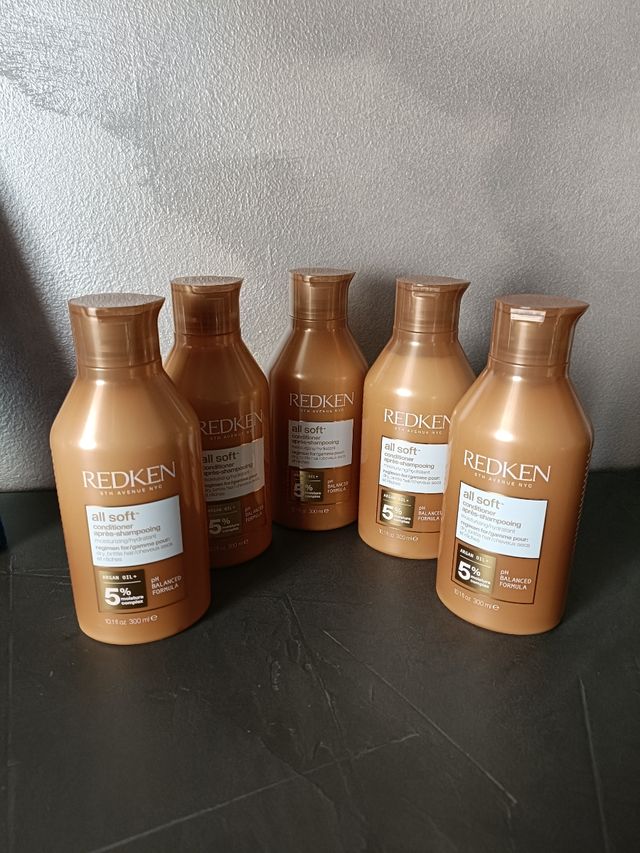 Redken All Soft Conditioner 5 fl oz (300 ml) x 5