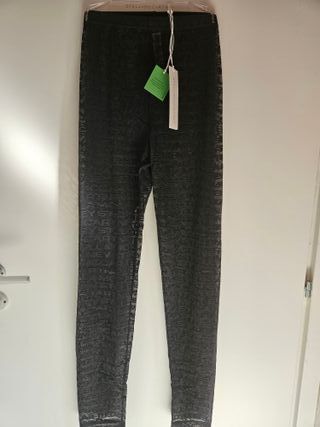 Leggings Stella McCartney neri con logo