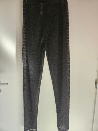 Leggings Stella McCartney neri con logo