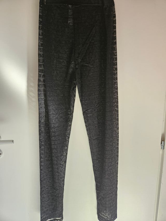 Leggings Stella McCartney neri con logo