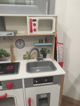 Cocinita de madera para niños