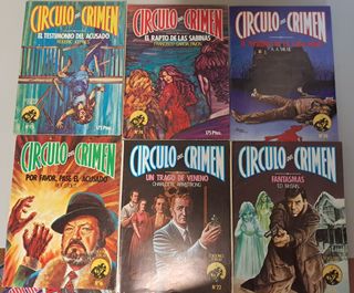 Lote de 21 novelas colección Círculo del crimen