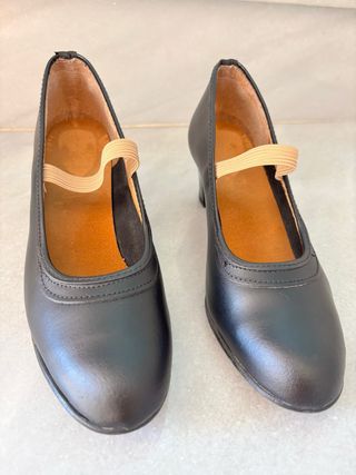 Zapatos Flamenco Conservatorio Negros