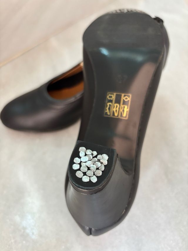 Zapatos Flamenco Conservatorio Negros