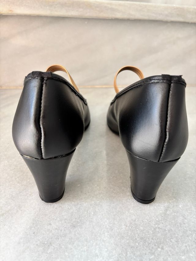 Zapatos Flamenco Conservatorio Negros