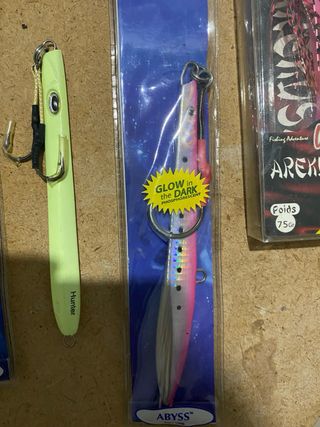 Lote señuelos jigging Williamson y Abyss