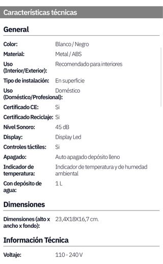 Deshumidificador