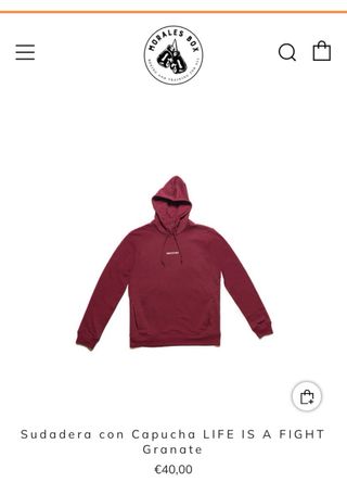 Sudadera con capucha rosa talla M