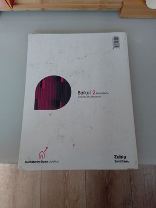 BAIKOR 2 BATXILERGOA EUSKARA ETA LITERATURA JAK...