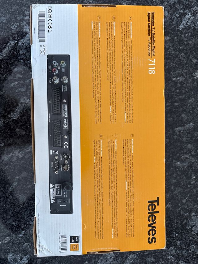 Televes 7118 Receptor TV Satélite Digital