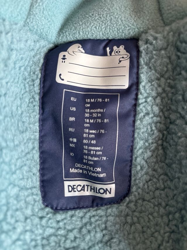 Mono de nieve bebé Decathlon