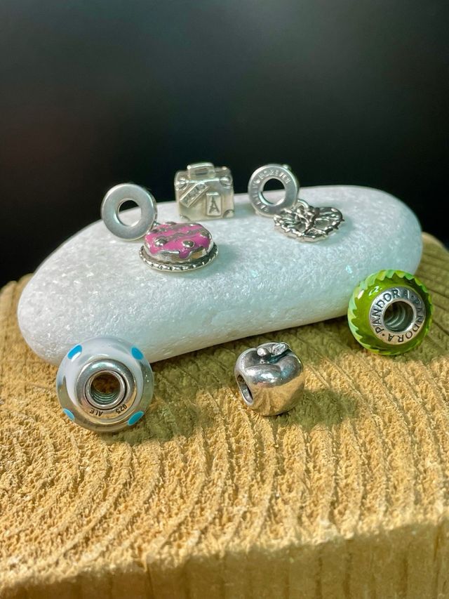 Lote de 14 charms de plata 925