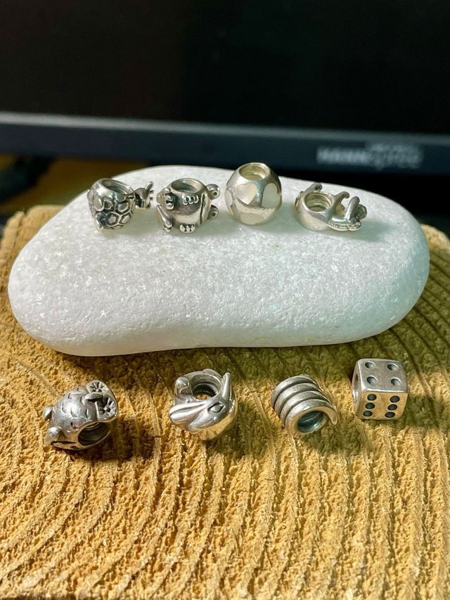 Lote de 14 charms de plata 925