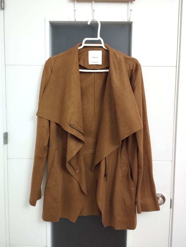 Chaqueta de antelina MANGO