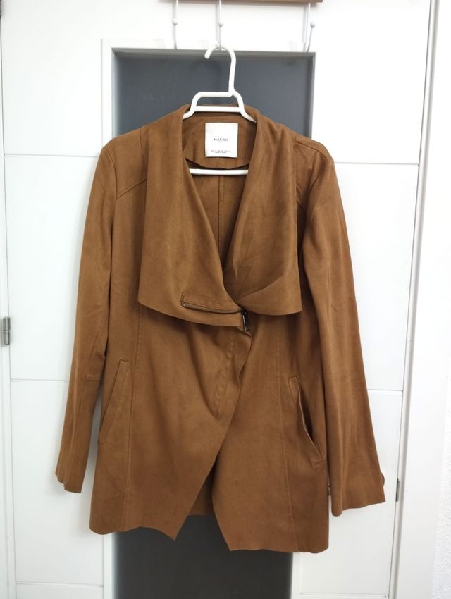 Chaqueta de antelina MANGO