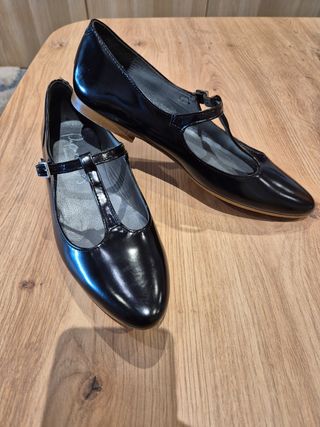 Bailarinas Eli Papanatas Negras T-Strap